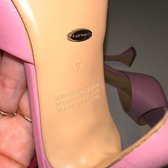 Tony Bianco Pointed Peep Toe Pumps - Picture 5 of 6